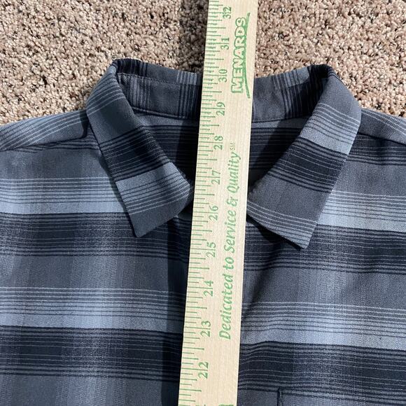 Lululemon Shirt Mens Large Plaid Button Up Long Sleeve Polyester Casual - Picture 6 of 8